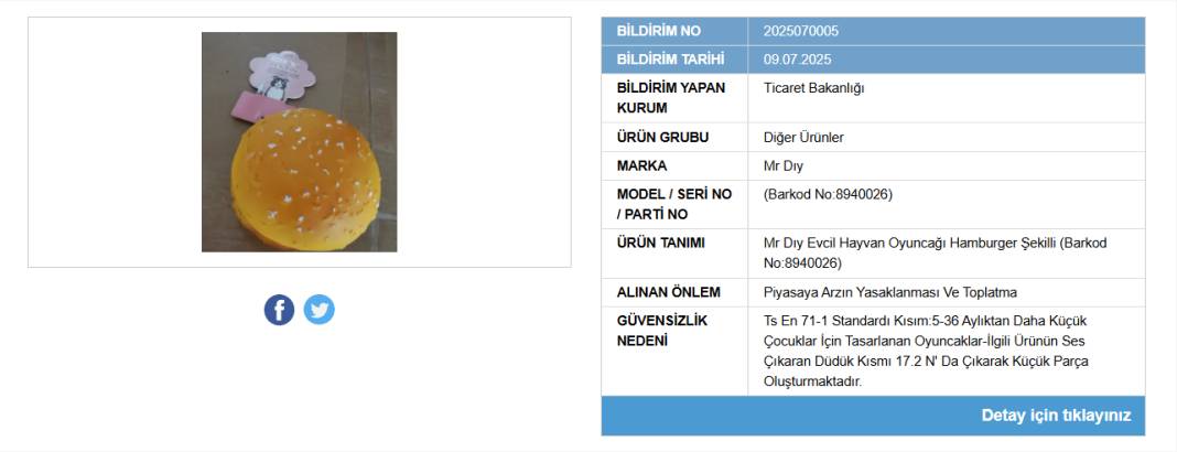 Ticaret Bakanlığı yasakladı: Ünlü markanın ürünü piyasadan toplatılıyor 4